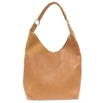 Dani Vintage Hobo Faux Suede Trim, Veg Tan 1