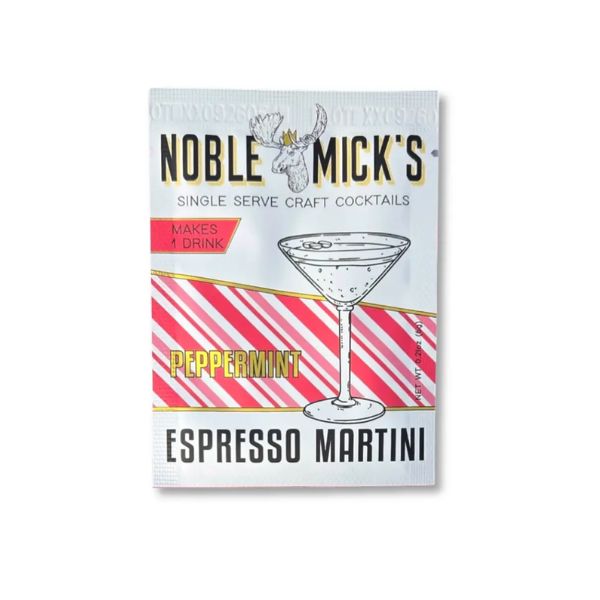 Noble Mick's Single Serve Craft Cocktail, Peppermint Espresso Martini