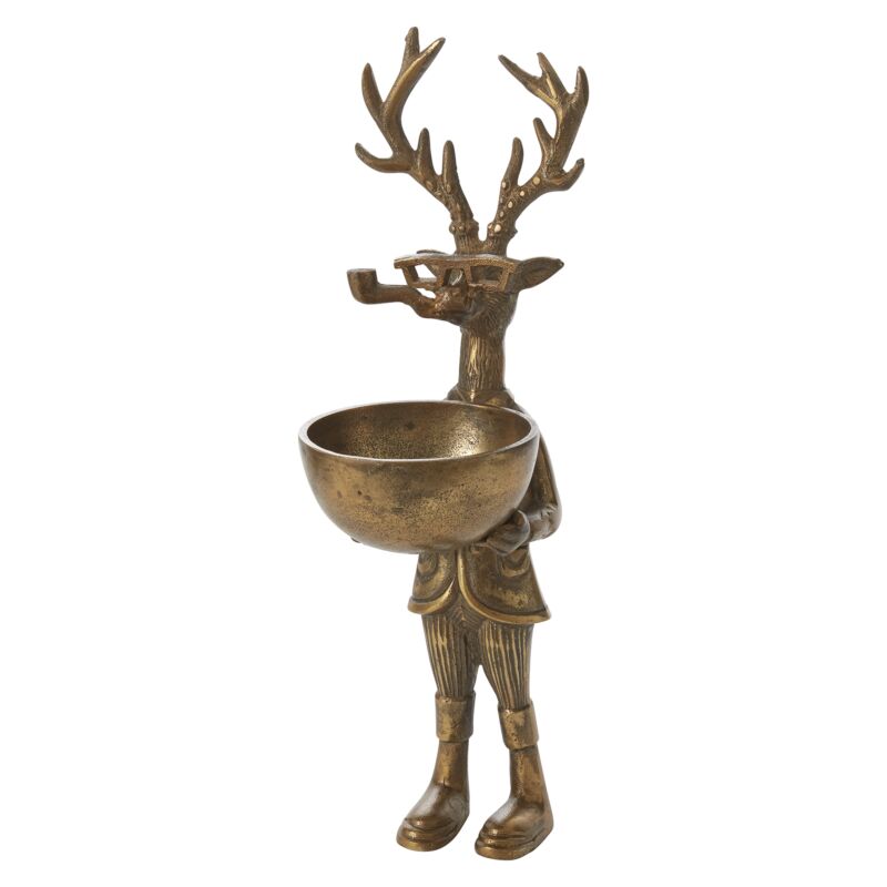 E&E Brass Dish Stand, Frankie, 6 X 16.25 in.!
