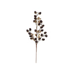 Berry Stem with Glitter, Gold & Burgundy, 23.5