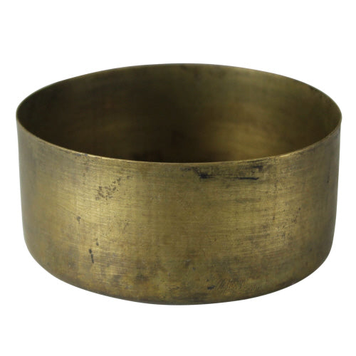 Dahl Brass Bowl with a rustic finish, perfect for adding stylish decor to your kitchen or dining space, available from Knotty and Board, a unique brick and mortar retailer.
