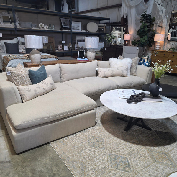 Billow Sectional, 144" L x 66" W x 42" D
