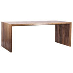 Chilton Reclaimed Teak Dining Table, Medium Brown, 78 x 36 in. 1