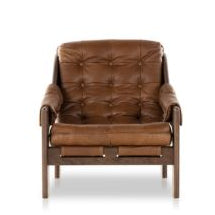 Halston Chair, Heirloom Sienna, 30 × 34.25 × 32 in.