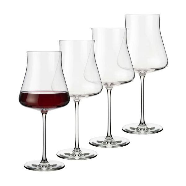 Set of four Signature Stratford Wine Glass, 24-ounce, designed for elegant dining and entertaining, available from Knotty and Board, perfect for kitchen decor and gifts.