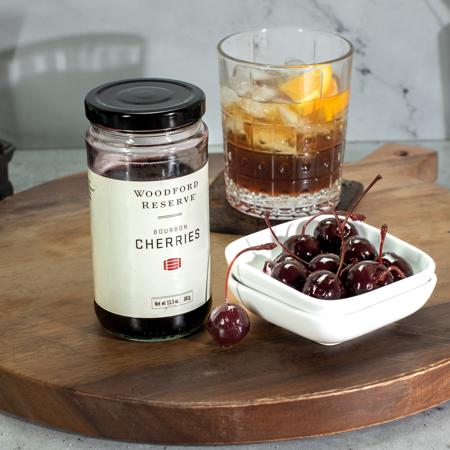 Bourbon Barrel Foods Woodford Bourbon Cherries, 13.5 oz.