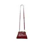 Elsa Small Frame Crossbody Bag, Carmine Red 2