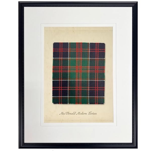 Macdonald Modern Tartan Plaid Artwork, 8 X 10 in.