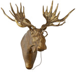 E&E Brass Wall Mount, Moose, Eugene, 43.5 X 27 X 46.5 in. 1