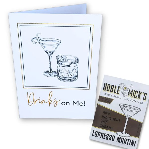 Noble Mick's Single Serve with Card, Espresso Martini + Drinks on Me