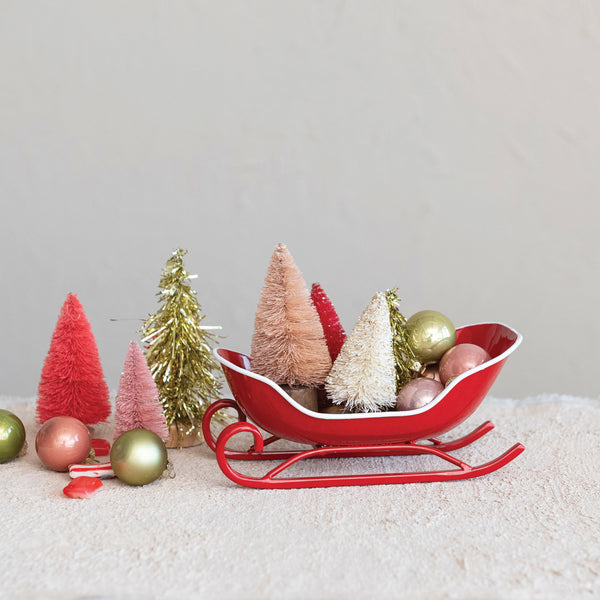 Metal Sleigh, 7 X 3"