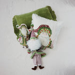 Santa Shaped Printed Pillow w/ Embroidery, 15.5 in. 2