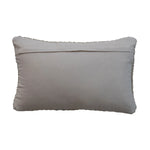 Let it Snow Embroidered Lumbar Pillow, Cream and Green, 22 X 14 in. 2