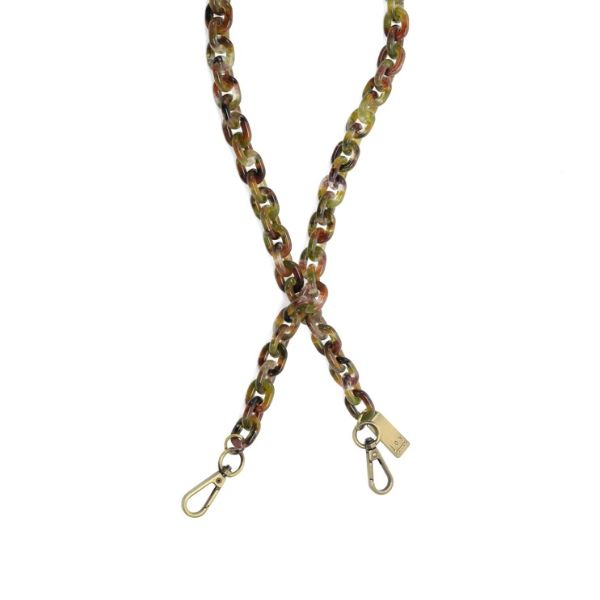 Lucite Cable Chain Strap, Autumnal