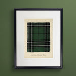 Maclean Hunting Tartan Plaid Artwork, 8 X 10 in. 2