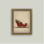 Open Sleigh Wall Art, 8 X 10 in. 2