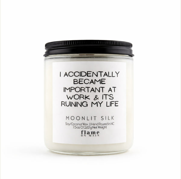 Flame On Main Funny Line  - Important at Work 7.5oz
