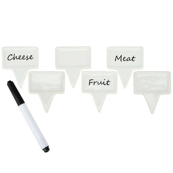 White Ceramic Party Pick Set