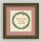 Merry & Bright Wall Art, 16 X 16 in. 2