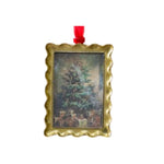 Scallop Ornament, Gold, 3.5 in. 1